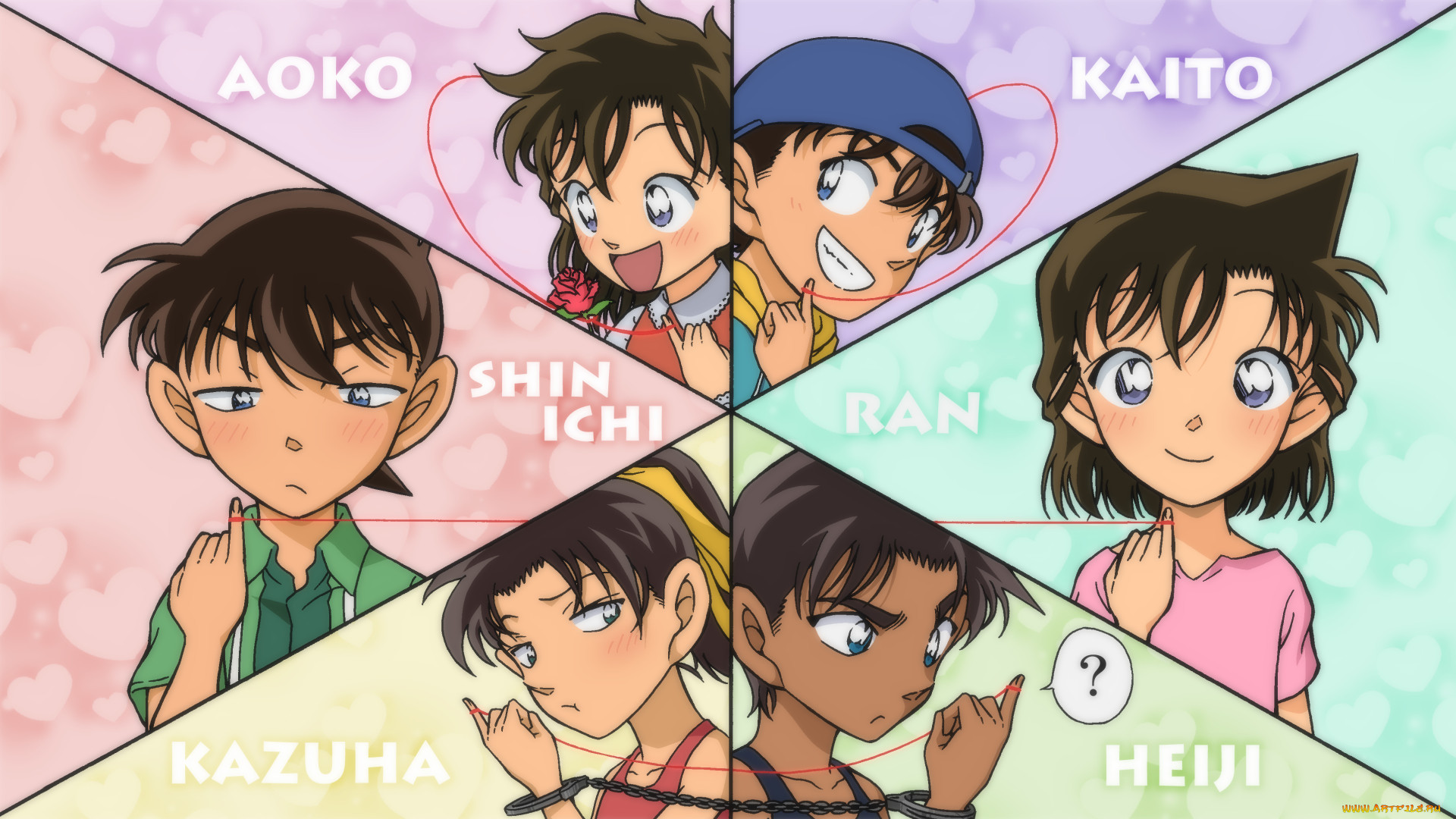 , detective conan,  magic kaito, 